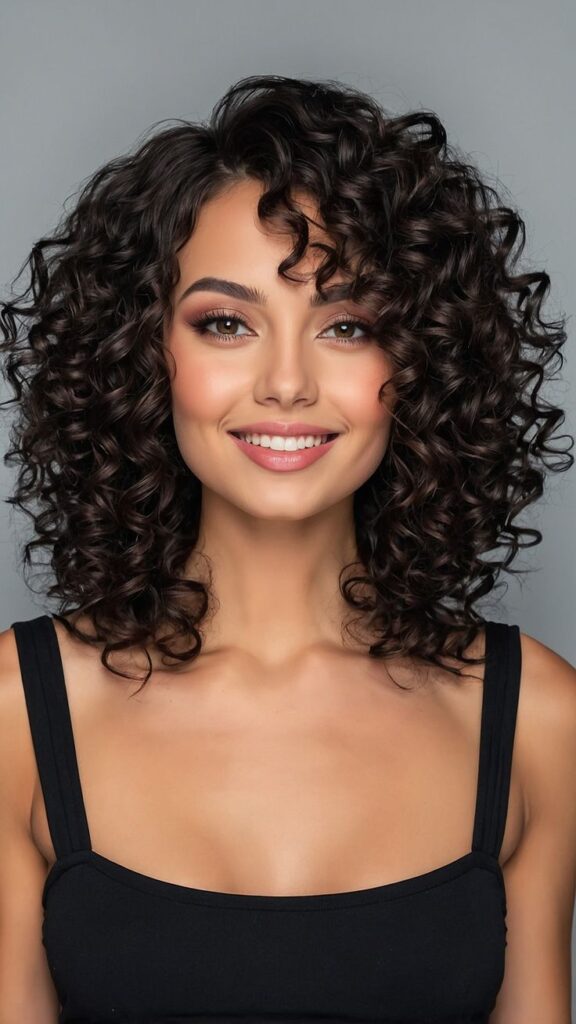 Curly Hair Cuts with Layers