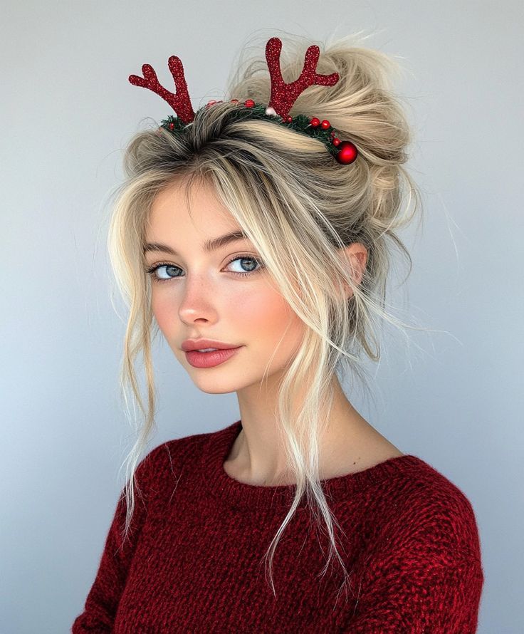 Christmas Hairstyles for Kids (Girls): 15 Cute & Festive Styles