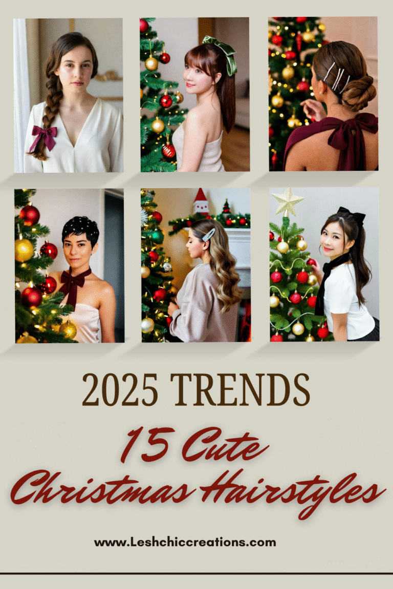 Cute Christmas Hairstyles: 15 Festive Looks to Shine This Holiday Season