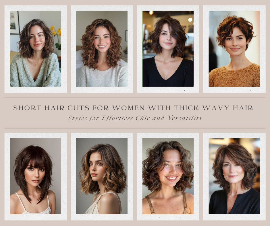 Short Hair Cuts for Women with Thick Wavy Hair