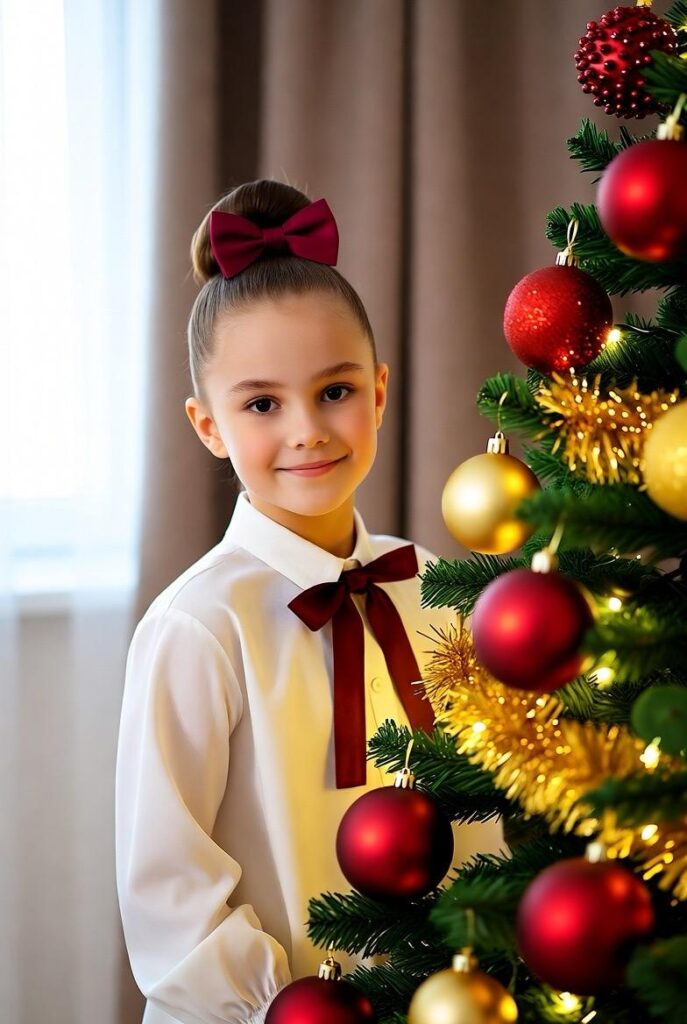 Christmas Hairstyles for Kids (Girls): 15 Cute & Festive Styles