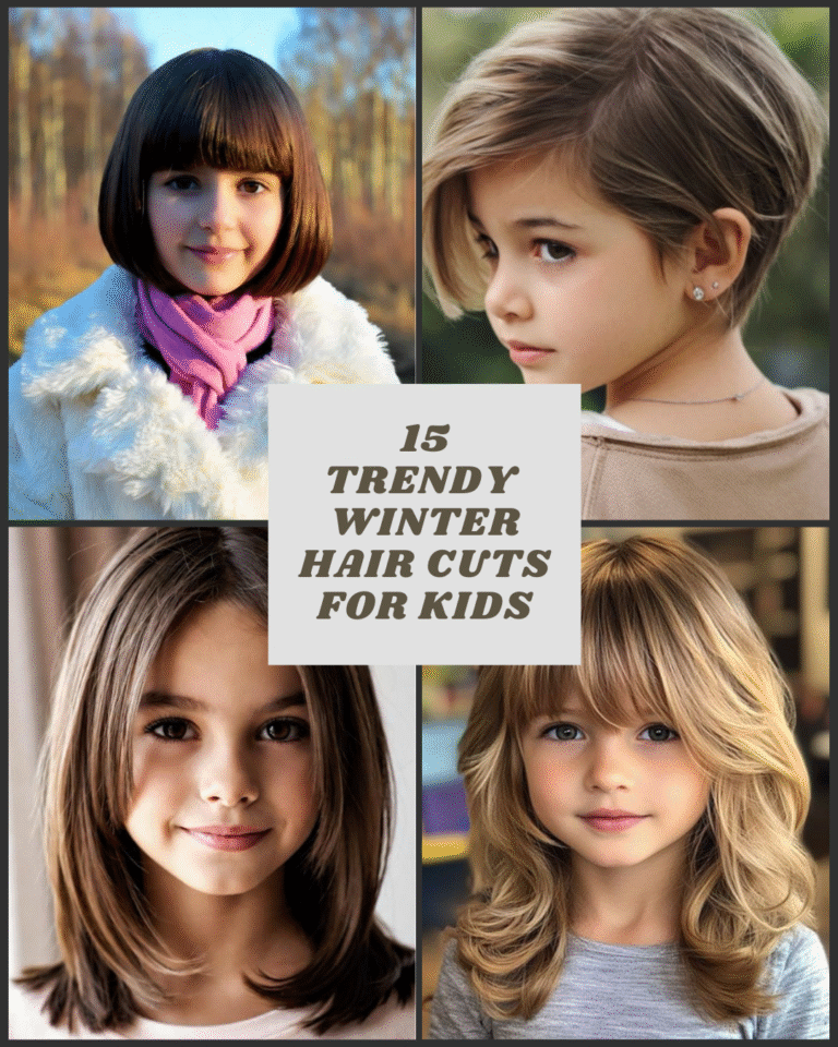 Winter Hair Cuts for Kids