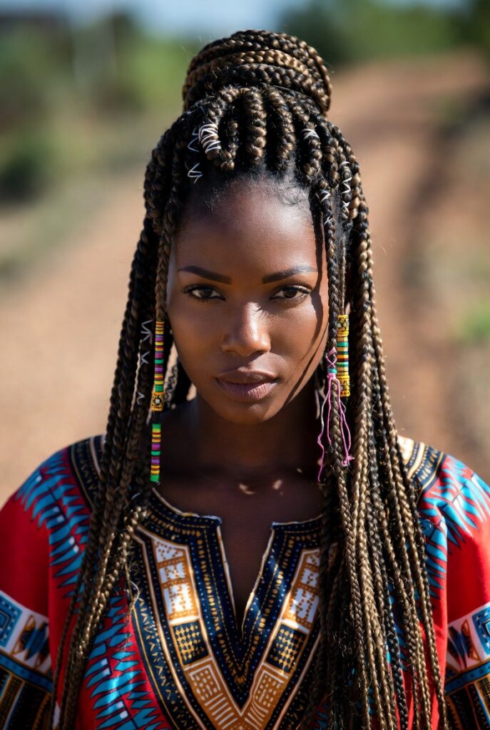 12 Trendy African Braids Hairstyles