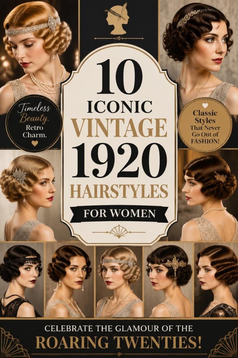 Vintage 1920 Hairstyles for Women: 10 Iconic Looks That Are Making a Major Comeback