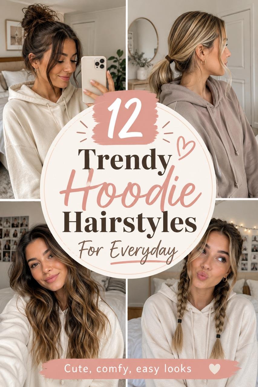 Hoodie Hairstyles: 12 Easy & Cute Looks That Actually Work with Your Favorite Hoodie