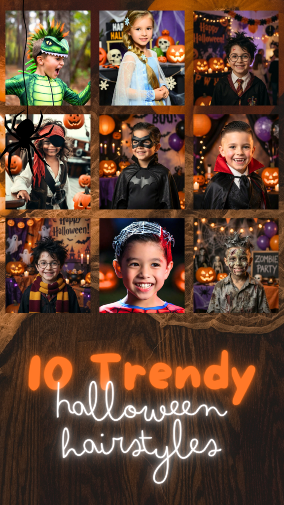 10 Spooky & Fun Halloween Hairstyles for Boys Inspired by Favorite Characters