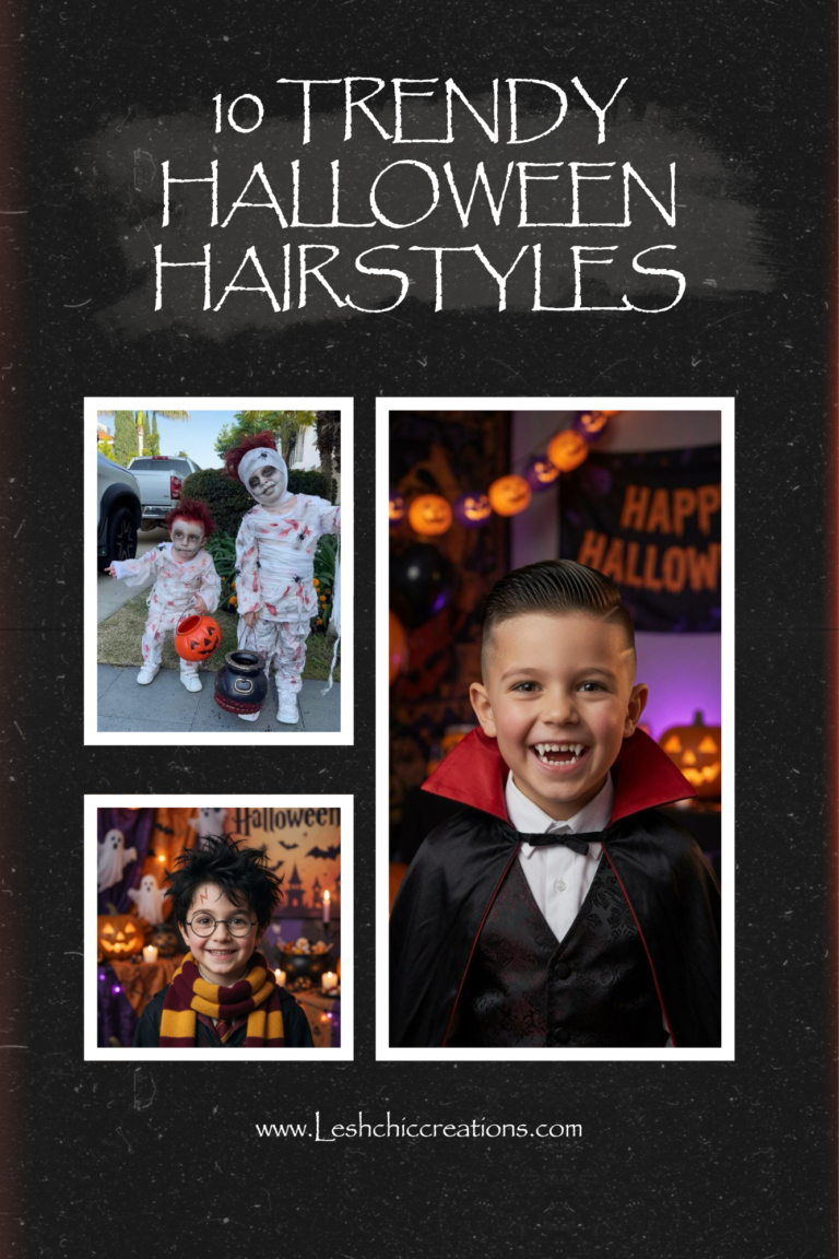 10 Spooky & Fun Halloween Hairstyles for Boys Inspired by Favorite Characters