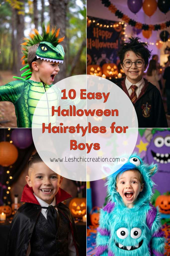 10 Spooky & Fun Halloween Hairstyles for Boys Inspired by Favorite Characters