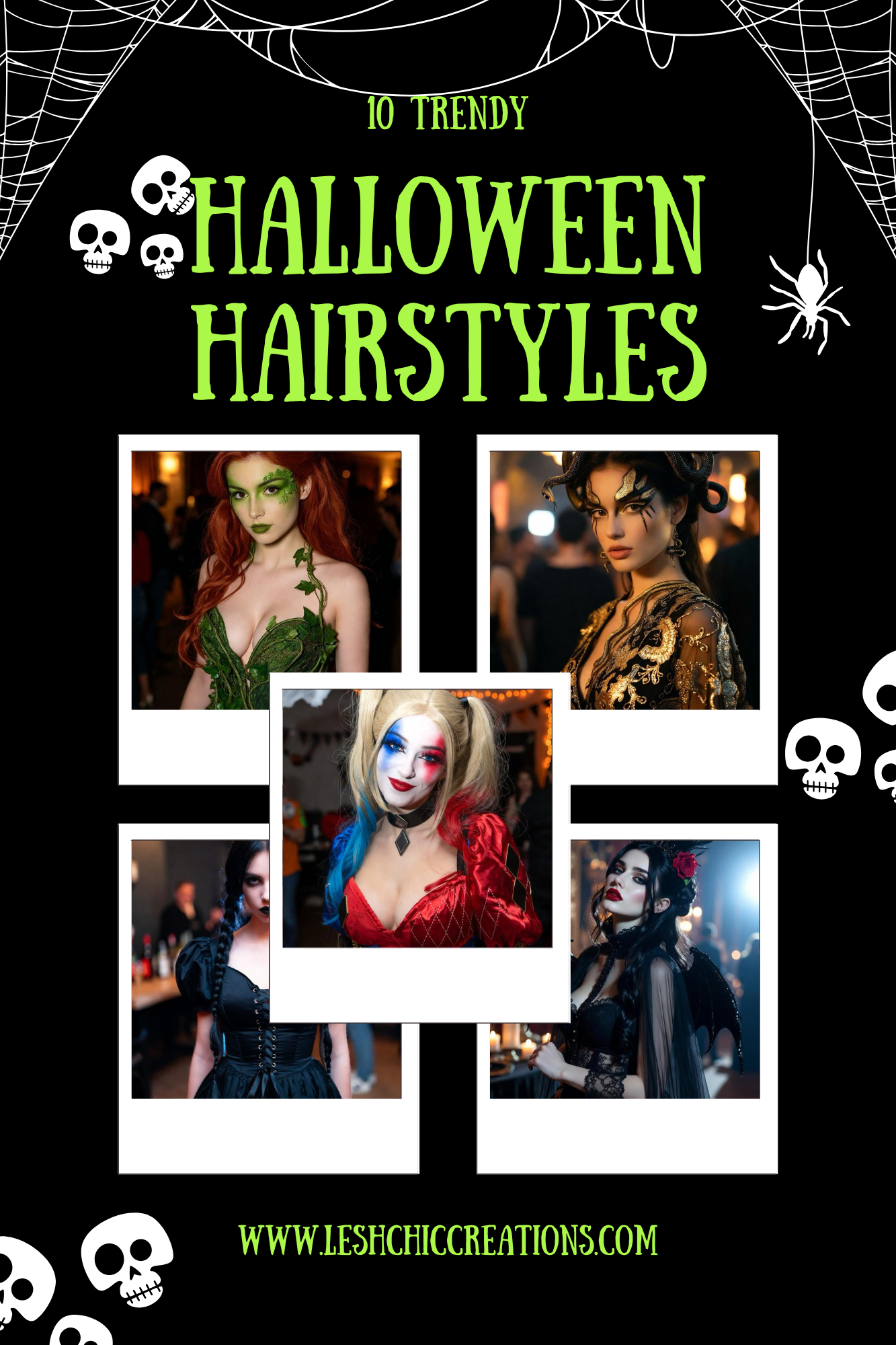 10 Halloween Hairstyles for Women Inspired by Iconic Characters