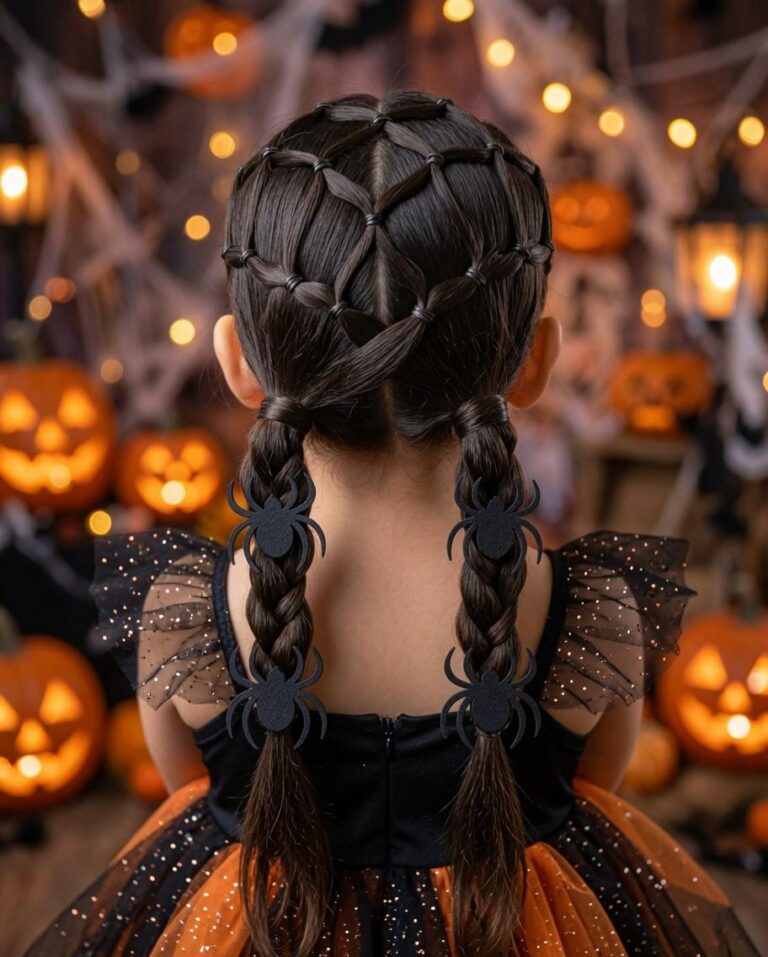 10 Easy Halloween Hairstyles for Kids: Cute, Spooky & Character-Inspired Looks