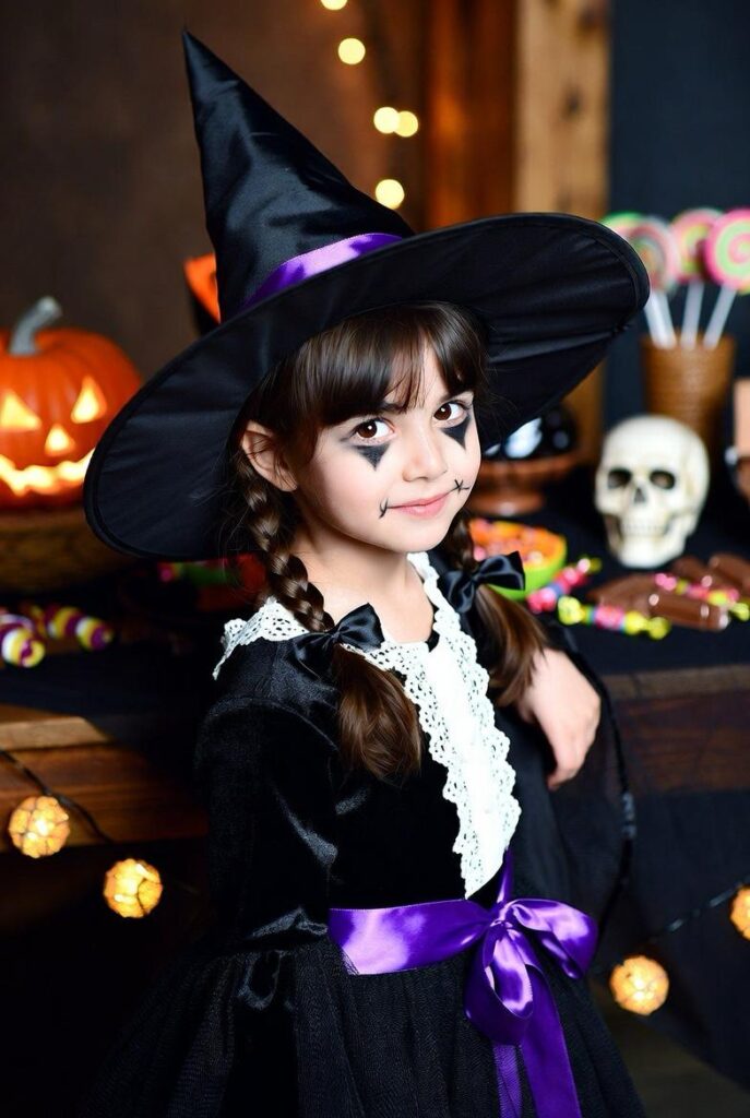 10 Easy Halloween Hairstyles for Kids: Cute, Spooky & Character-Inspired Looks