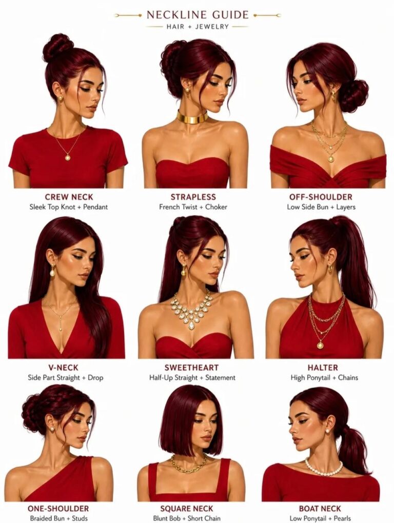 Hair Neckline Guide: How to Choose the Perfect Hairstyle for Every Neckline in 2026
