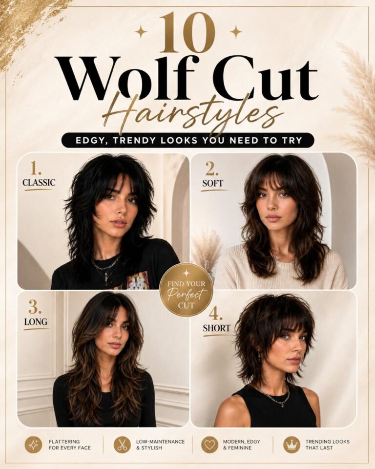Wolf Cut Hairstyles: 10 Trendy Looks for Modern Women