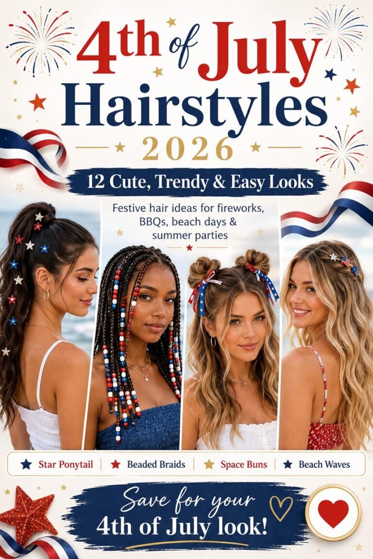 4th of July Hairstyles for Kids: 12 Cute, Easy & Festive Ideas