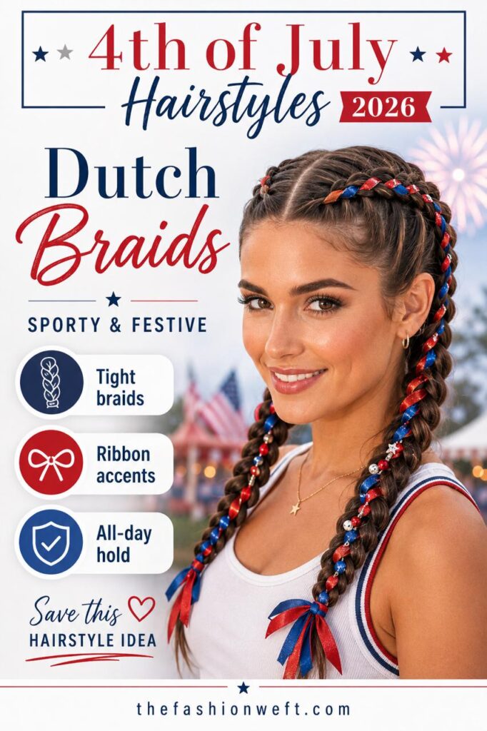 4th of July Hairstyles: 12 Cute, Trendy & Easy Looks
