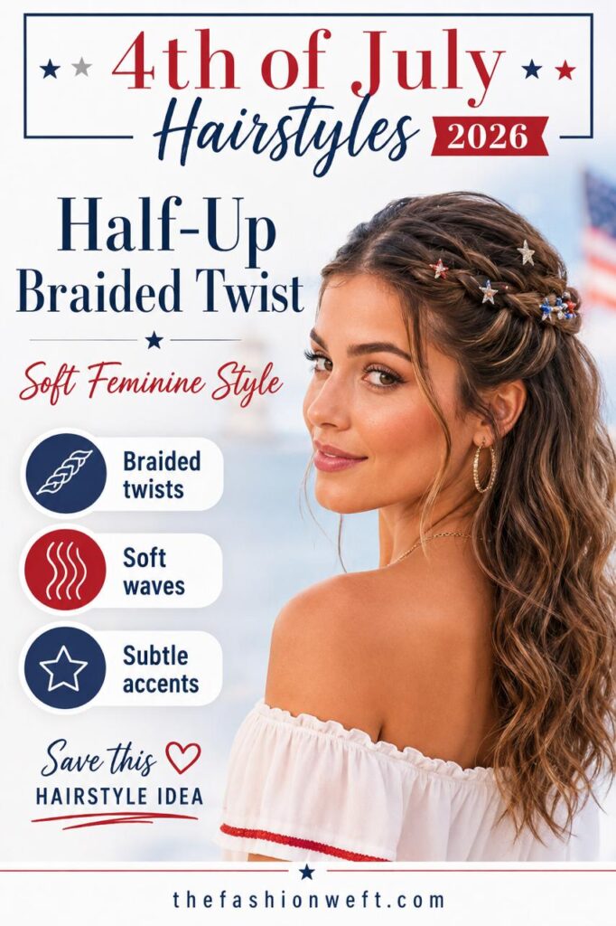 4th of July Hairstyles: 12 Cute, Trendy & Easy Looks