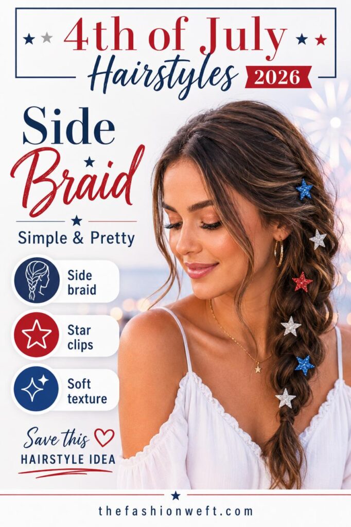 4th of July Hairstyles: 12 Cute, Trendy & Easy Looks