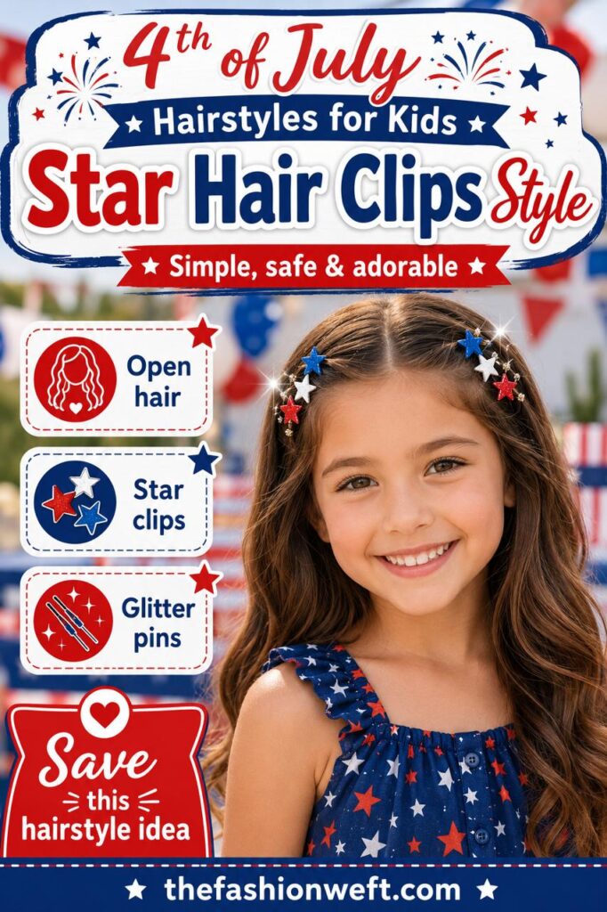 4th of July Hairstyles for Kids: 12 Cute, Easy & Festive Ideas
