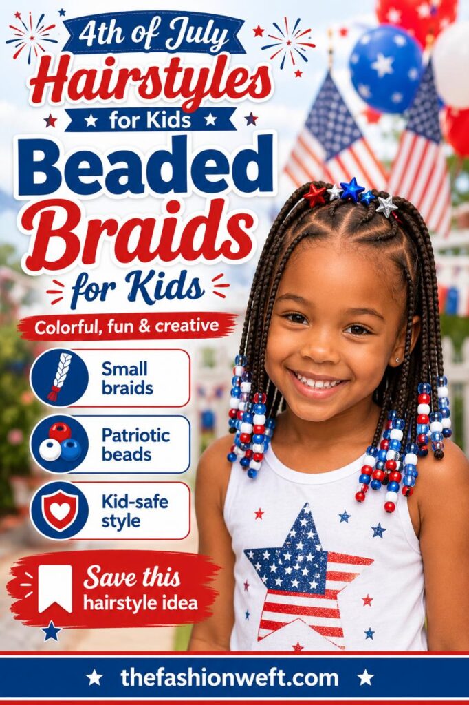 4th of July Hairstyles for Kids: 12 Cute, Easy & Festive Ideas
