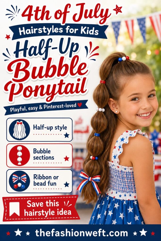 4th of July Hairstyles for Kids: 12 Cute, Easy & Festive Ideas