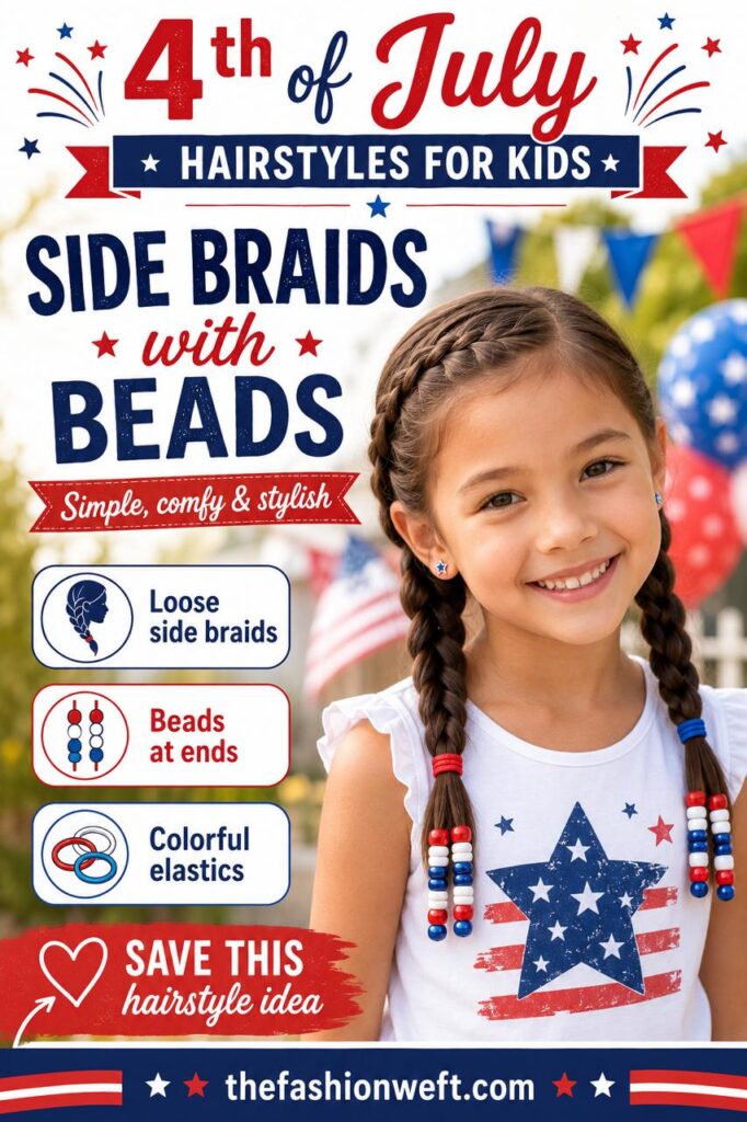 4th of July Hairstyles for Kids: 12 Cute, Easy & Festive Ideas