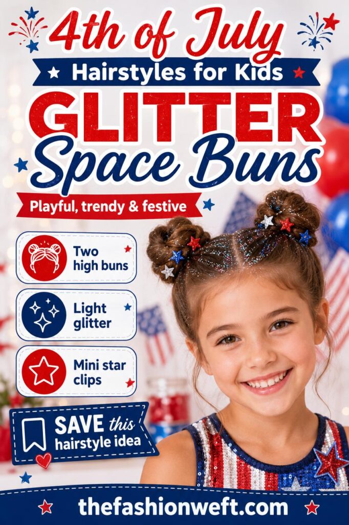 4th of July Hairstyles for Kids: 12 Cute, Easy & Festive Ideas