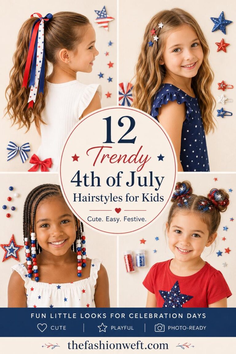 4th of July Hairstyles for Kids: 12 Cute, Easy & Festive Ideas