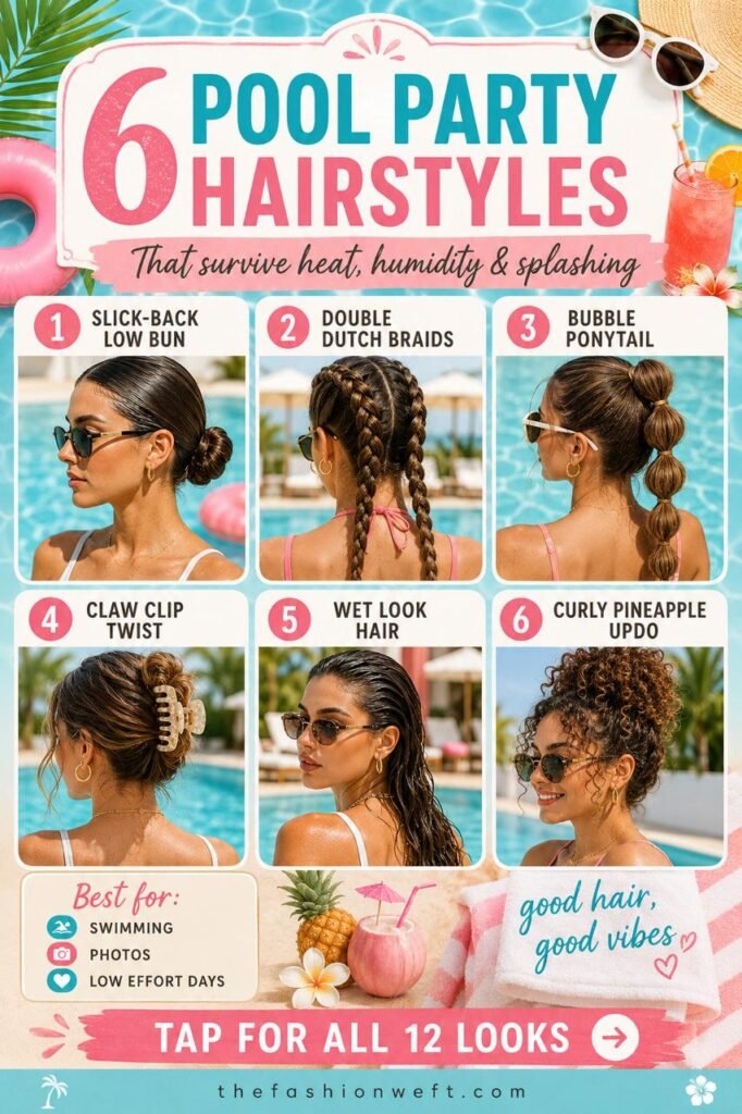 Pool Party Hairstyles: 12 Trendy Looks for a Cute Poolside Glow