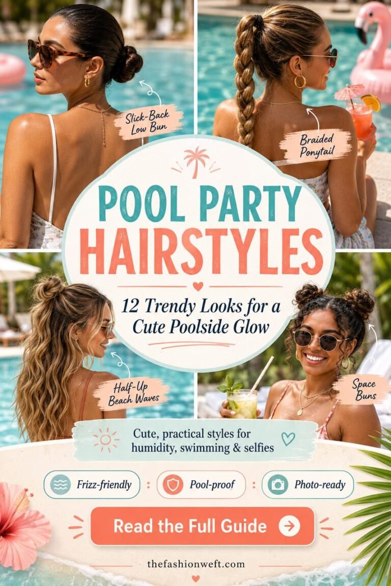 Pool Party Hairstyles: 12 Trendy Looks for a Cute Poolside Glow