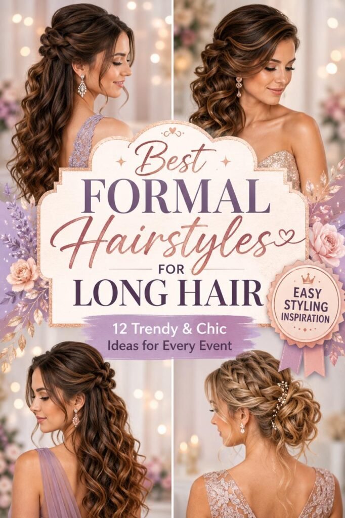 Formal Hairstyles for Long Hair: 12 Trendy & Chic Ideas for Every Event