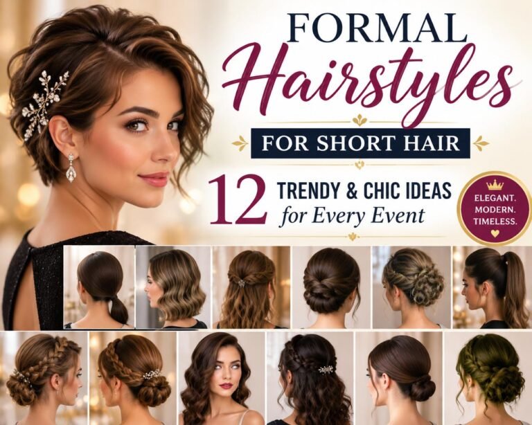 Formal Hairstyles for Short Hair: 12 Trendy & Chic Ideas for Every Event