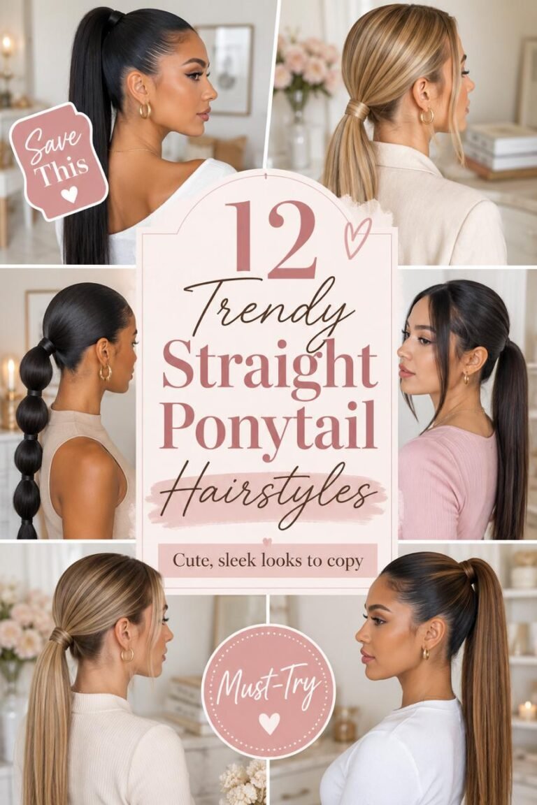 Straight Ponytail Hairstyles: 12 Stunning Looks You Need to Try Right Now