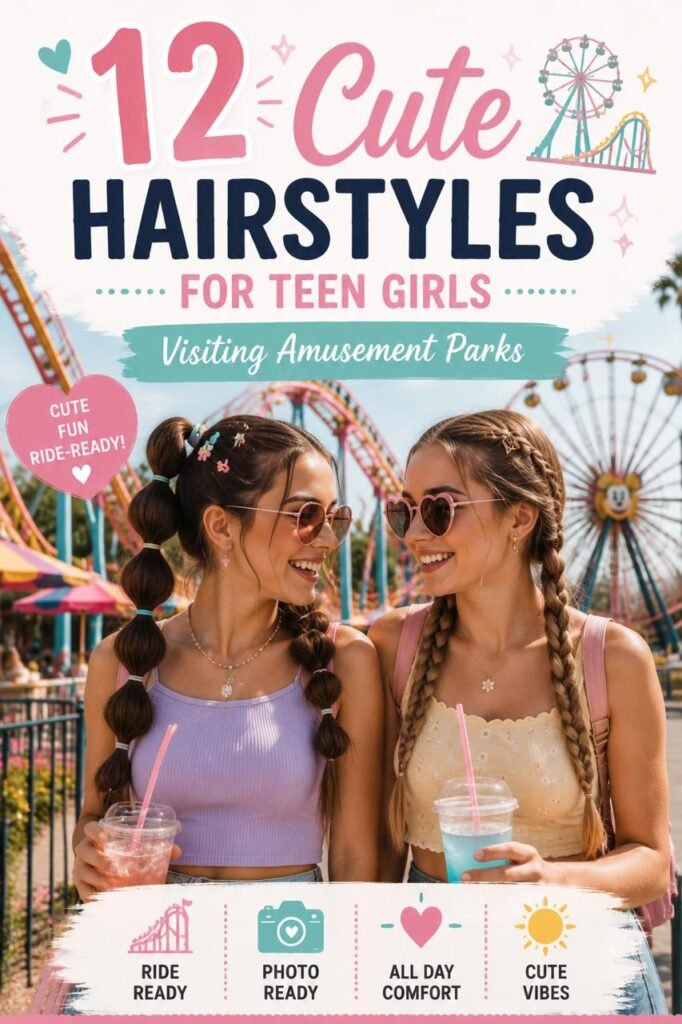 Hairstyles for Amusement Parks: Cute, Comfortable, and Trendy Ideas for Girls in 2026