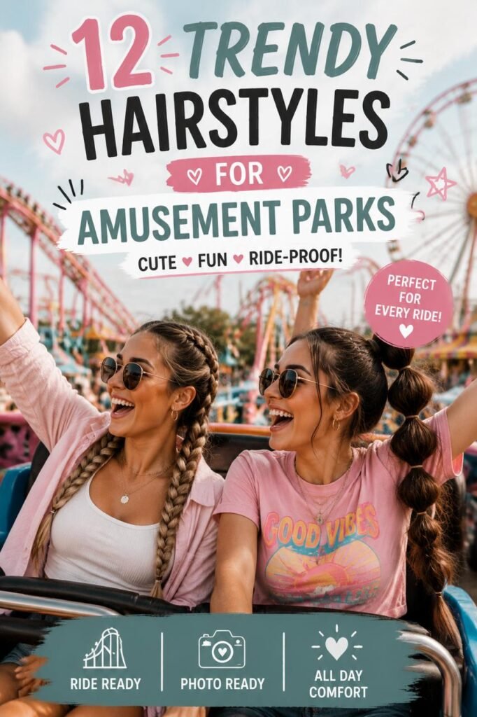 Hairstyles for Amusement Parks: Cute, Comfortable, and Trendy Ideas for Girls in 2026