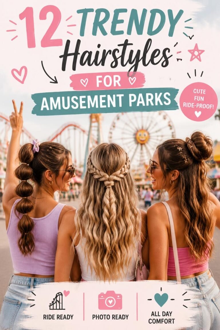 Hairstyles for Amusement Parks: Cute, Comfortable, and Trendy Ideas for Girls in 2026
